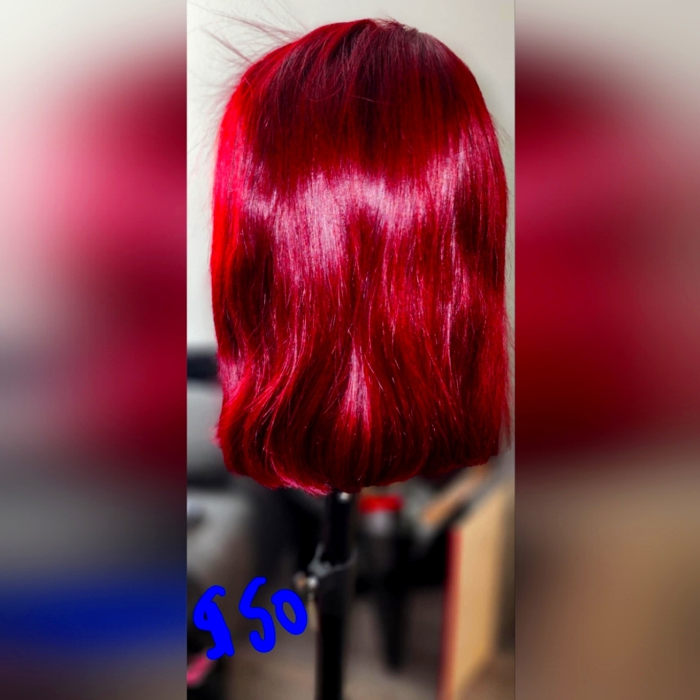 12 inch human hair bob units